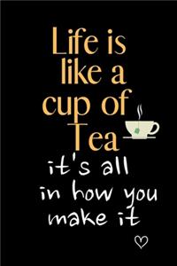 Life is like a cup of Tea it's all in how you make it