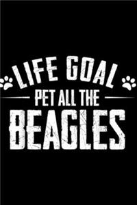 Life Goal Pet All The Beagles