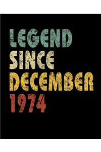 Legend Since December 1974