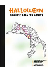 Halloween Coloring Book for Adults