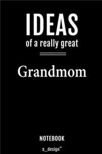 Notebook for Grandmoms / Grandmom