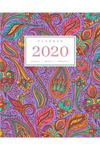 Planner 2020 Hourly Weekly Monthly