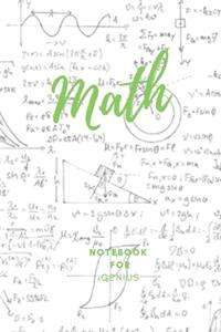Math Notebook for Genius