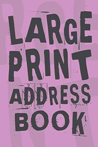 Large Print Address Book