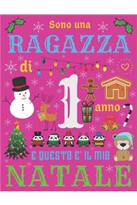 Sono una ragazza di 1 anno e questo è il mio Natale