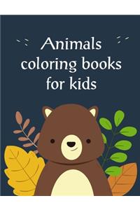 Animals coloring books for kids