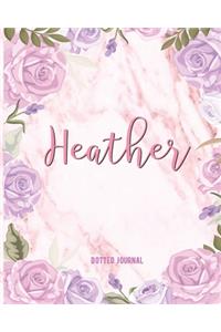 Heather Dotted Journal