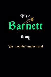 It's A Barnett Thing, You Wouldn't Understand
