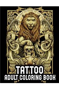 Tattoo Adult Coloring Book