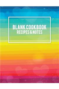 Blank Cookbook Recipes & Notes