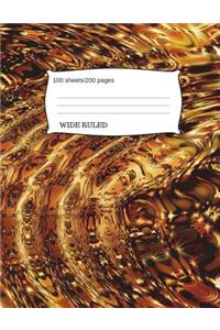 Gold Composition Notebook