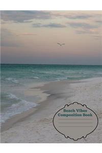 Beach Vibes Composition Book