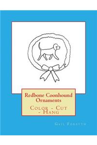 Redbone Coonhound Ornaments