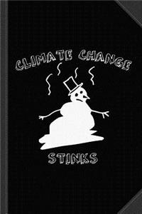 Climate Change Stinks Journal Notebook