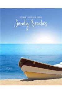 Sandy Beaches 4x4 Graph 8x10 Notebook Journal