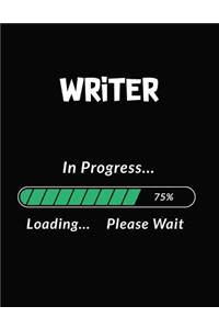 Writer in Progress Loading Please Wait