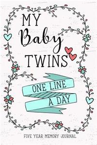 My Baby Twins One Line a Day