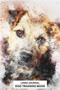 Lined Journal Dog Training Book