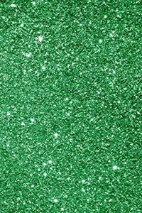 Glitter Notebook Green