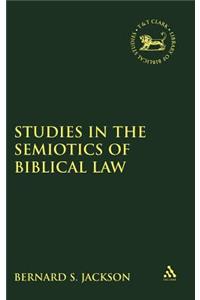 Studies in the Semiotics of Biblical Law