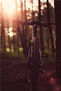 Bicycle on a Forest Path Journal