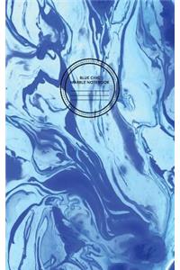Blue Chic Marble Notebook