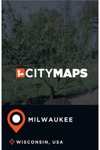 City Maps Milwaukee Wisconsin, USA