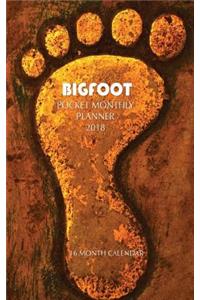 Bigfoot Pocket Monthly Planner 2018