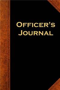 Officer's Journal