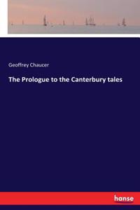 Prologue to the Canterbury tales