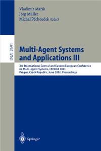 Multi-Agent Systems and Applications III