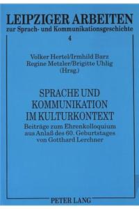 Sprache Und Kommunikation Im Kulturkontext