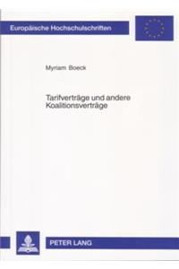 Tarifvertraege Und Andere Koalitionsvertraege