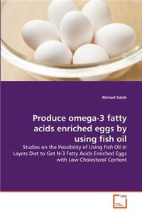 Produce omega-3 fatty acids enriched eggs by using fish oil