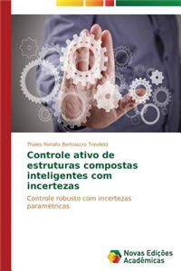 Controle ativo de estruturas compostas inteligentes com incertezas