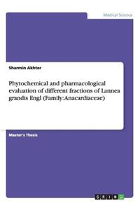 Phytochemical and pharmacological evaluation of different fractions of Lannea grandis Engl (Family