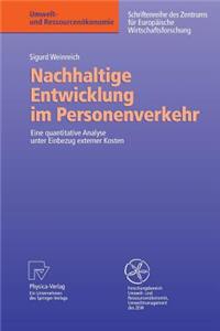 Nachhaltige Entwicklung im Personenverkehr