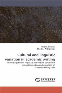 Cultural and linguistic variation in academic writing