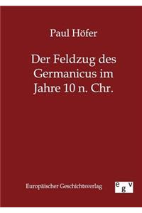 Feldzug des Germanicus im Jahre 10 n. Chr.