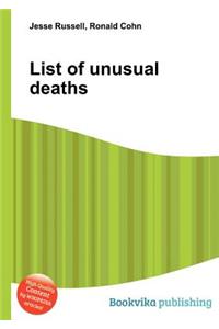 List of Unusual Deaths