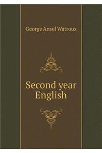Second year English