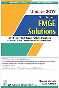 FMGE Solutions – Supplement: Update 2017