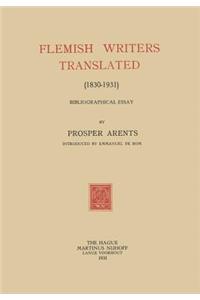 Flemish Writers Translated (1830-1931)