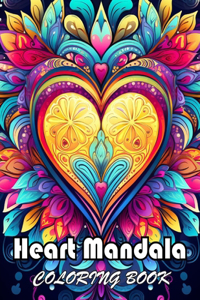 Heart Mandala Coloring Book