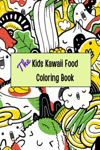 Kids Kawaii Food Coloring Book (vol2)