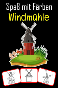 Spaß mit Färben Windmühle