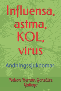 Influensa, astma, KOL, virus