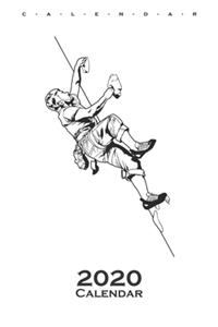 Bouldering climbing wall Calendar 2020