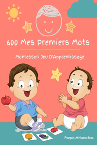 600 Mes Premiers Mots Montessori Jeu D'Apprentissage Français Afrikaans Bebe