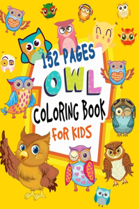 Owl Coloring Book For Kids